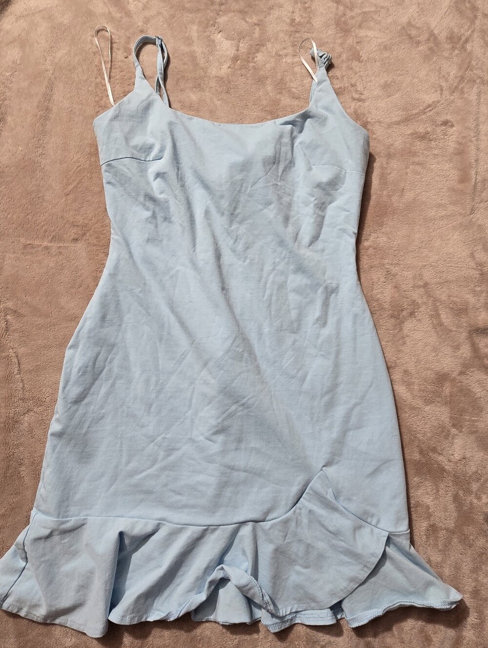 PRINCESS POLLY Mini Dress Powder Blue Size 2